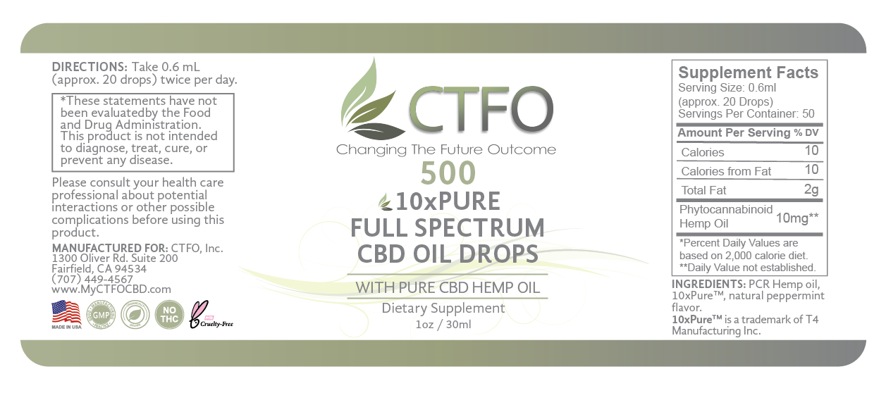 10 x pure CBD