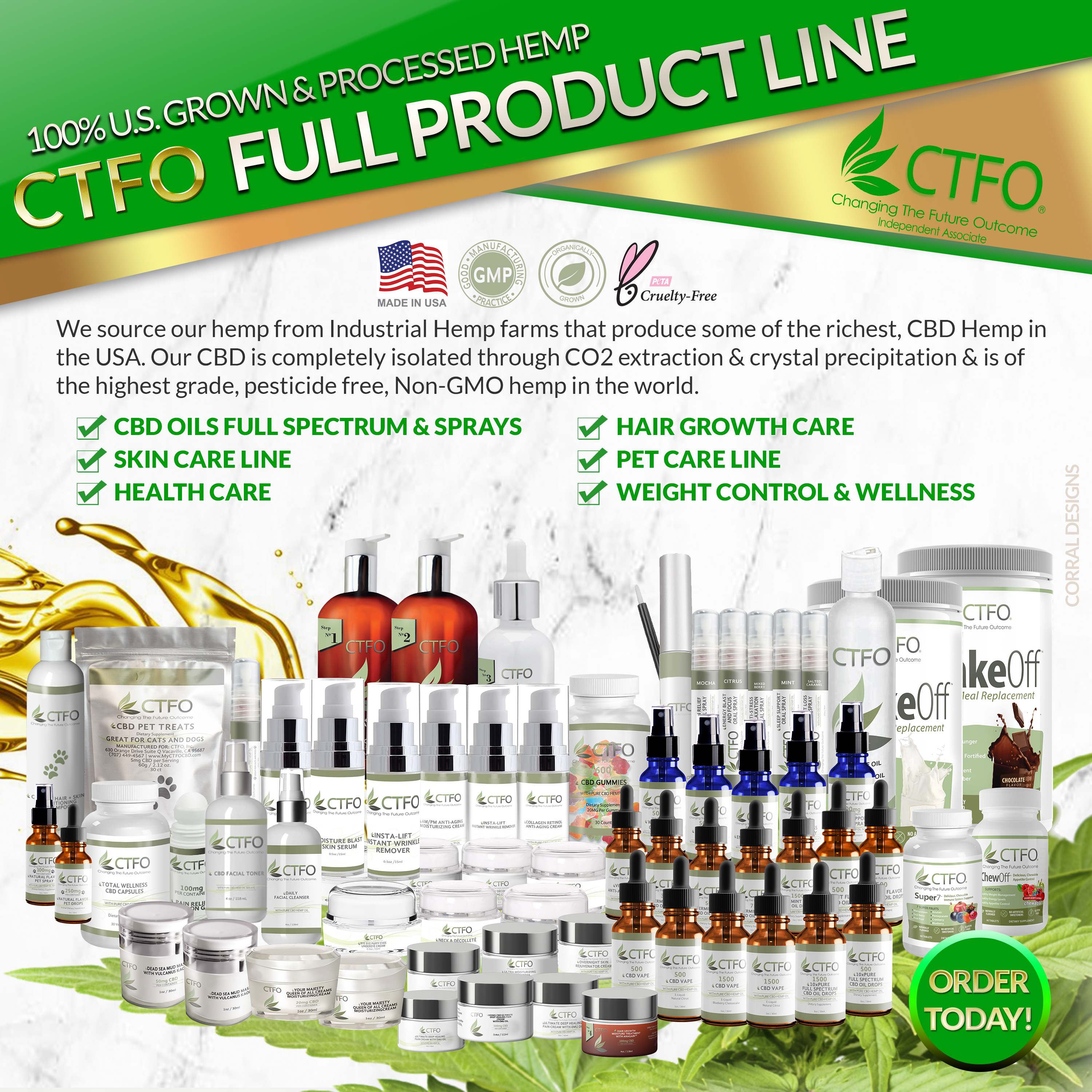 Order CTFO CBD product now